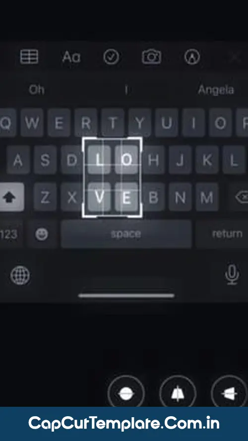 Mobile Keyboard CapCut template