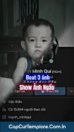 Beat 3 anh CapCut template