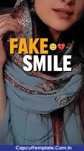 Fake Smile CapCut Template